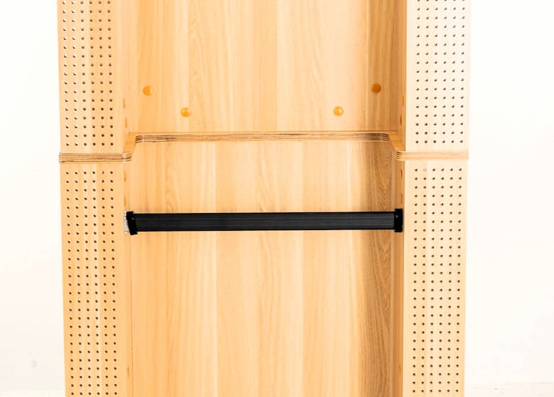 Doppelpack Angelschrank mit System, Buche - 65x50x158 cm