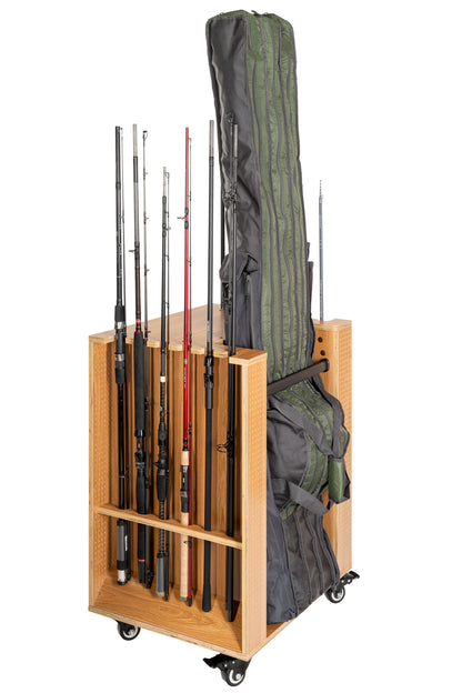 Fishing tackle cabinet, 65x50x84.5 cm, pine color