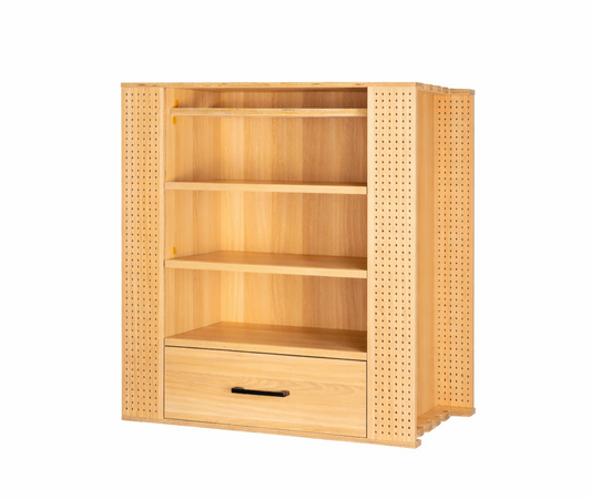 Oberteil großer Angelschrank, Buche