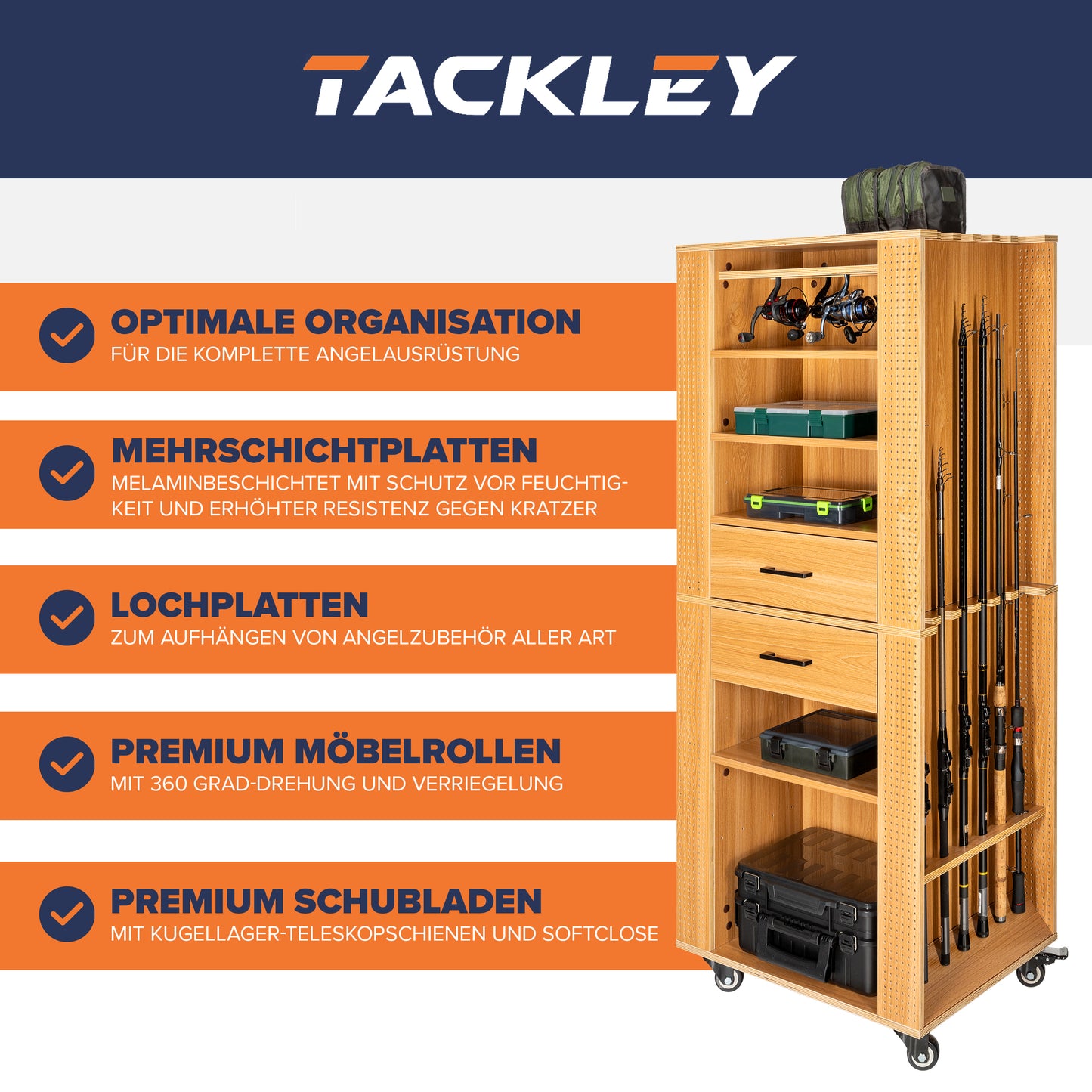 Doppelpack Angelschrank mit System, Kiefer - 65x50x158 cm