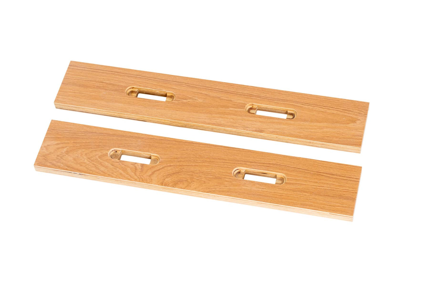 Fishing reel holders, set of 2 for 4 fishing reels, pine color